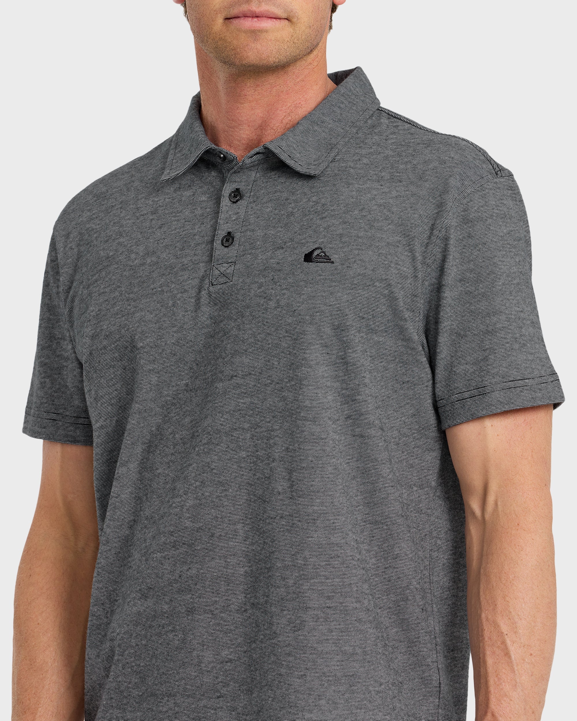 Sunset Cruise Polo Shirt - Black