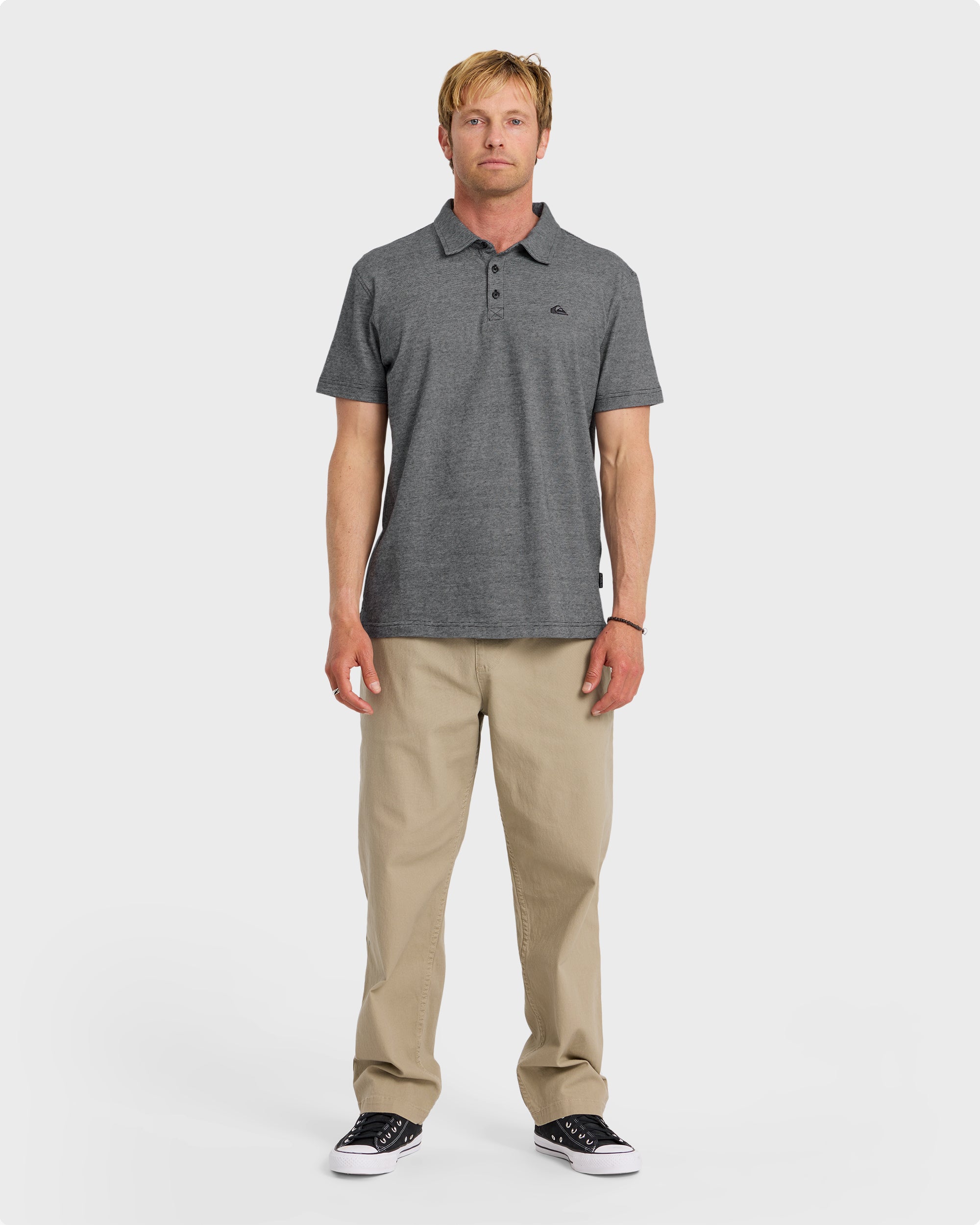Sunset Cruise Polo Shirt - Black