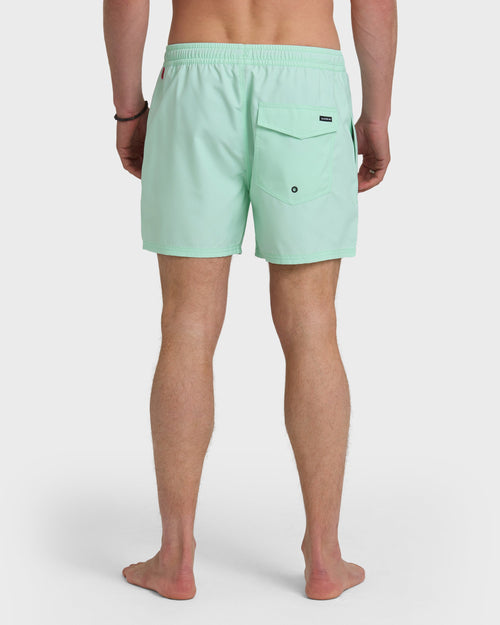 Everyday Solid 15" Swim Trunks - Brook Green