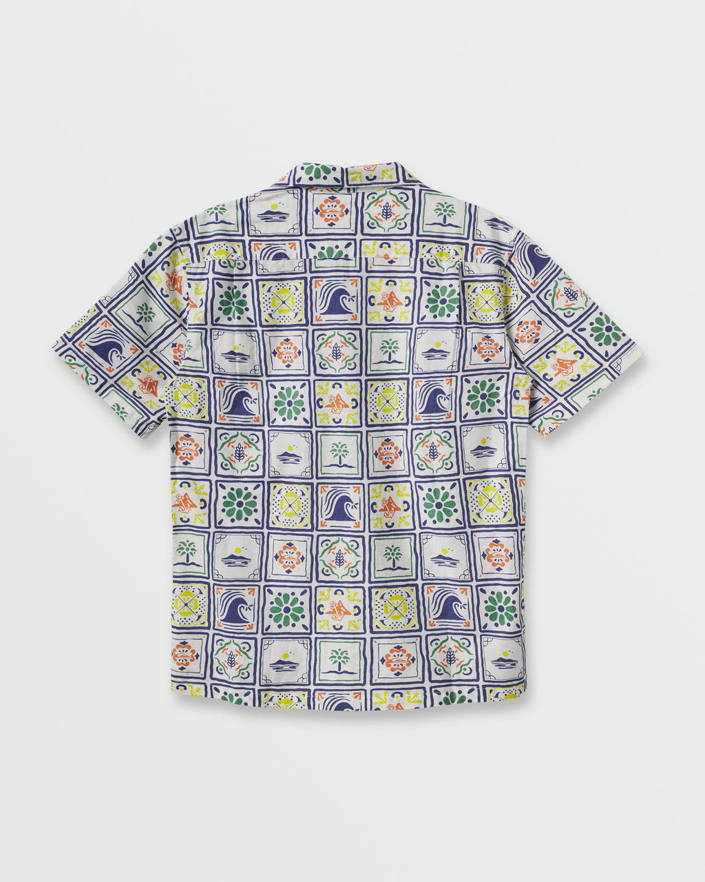 Quiksilver x Pacifico Baja Casual Short Sleeve Shirt - Off White