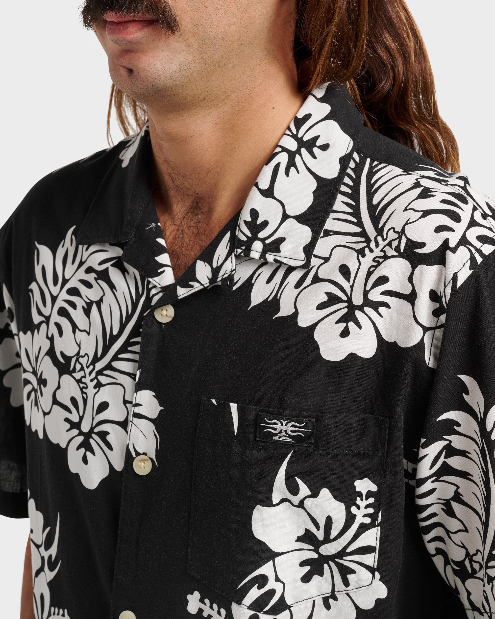 Pareo Dna Short Sleeve Shirt - Black