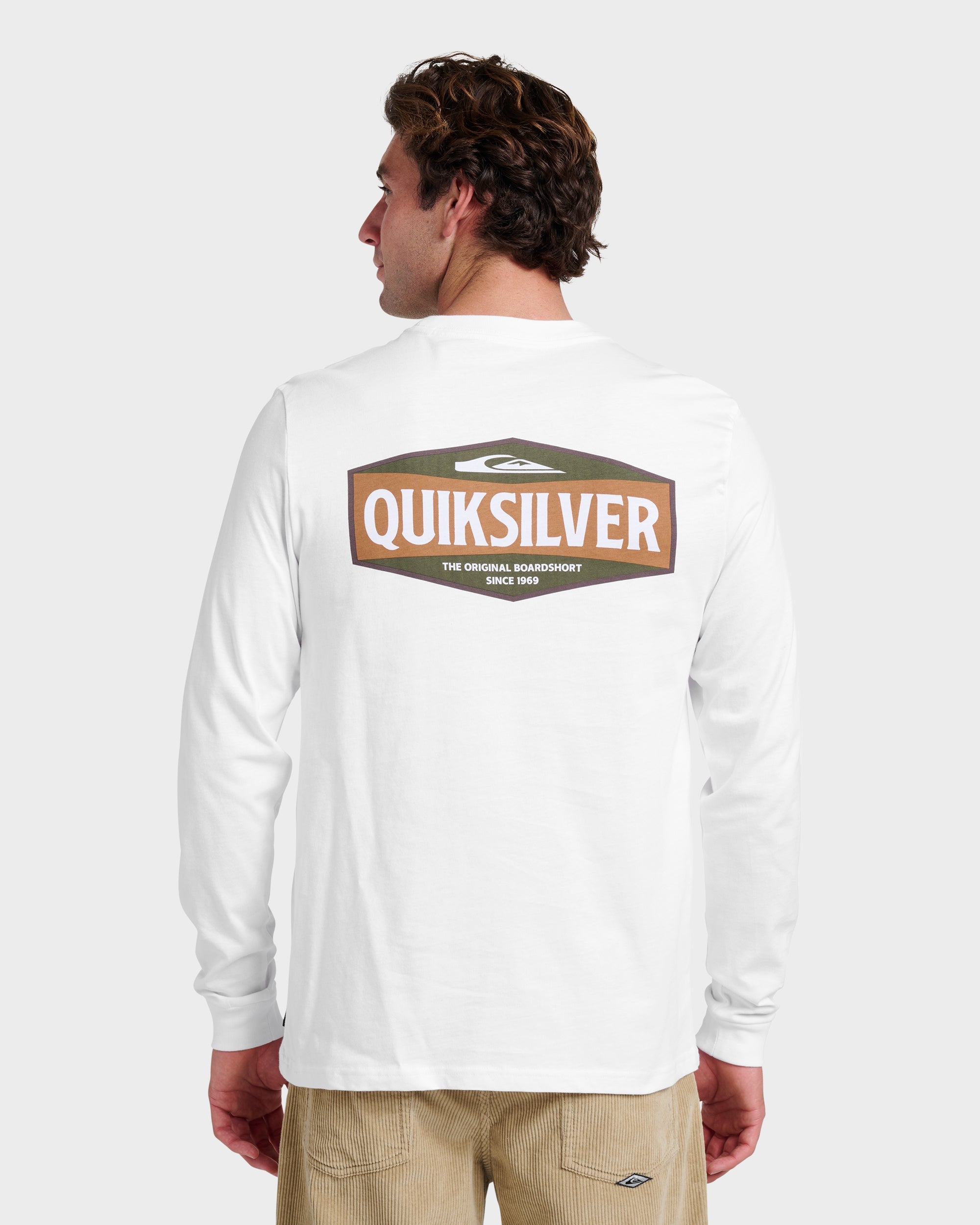 Three Piece Long Sleeve T-shirt - White