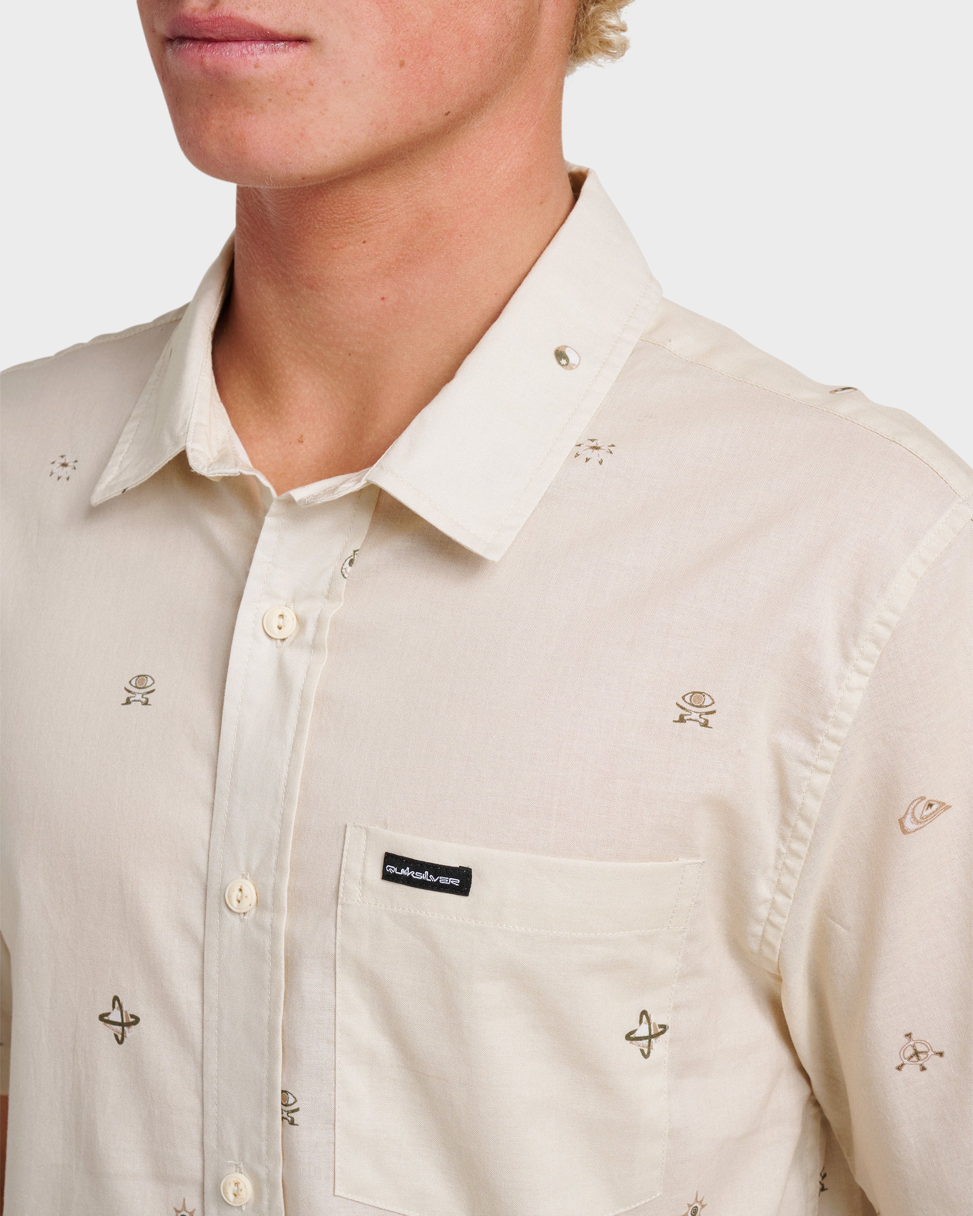 Mini Dimensions Classic Short Sleeve Shirt - Silver Birch