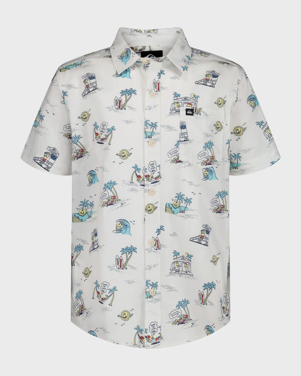 Boys Surf Doodle Classic Short Sleeve
