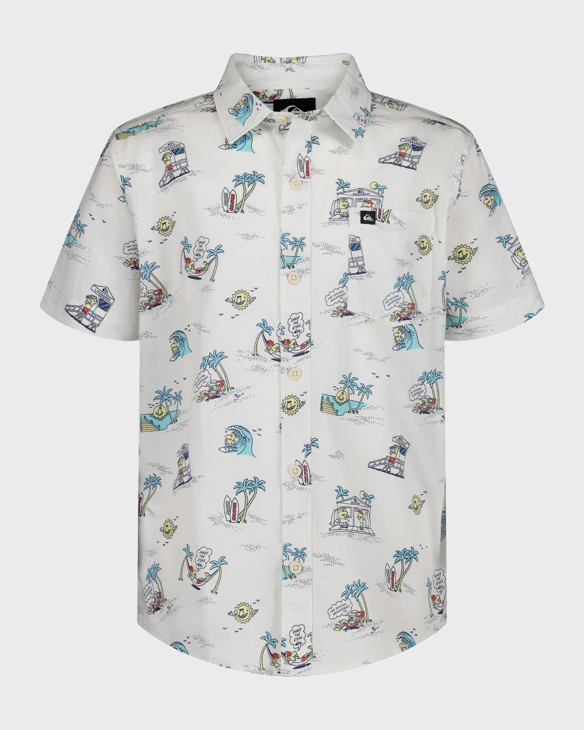 Boys Surf Doodle Classic Short Sleeve