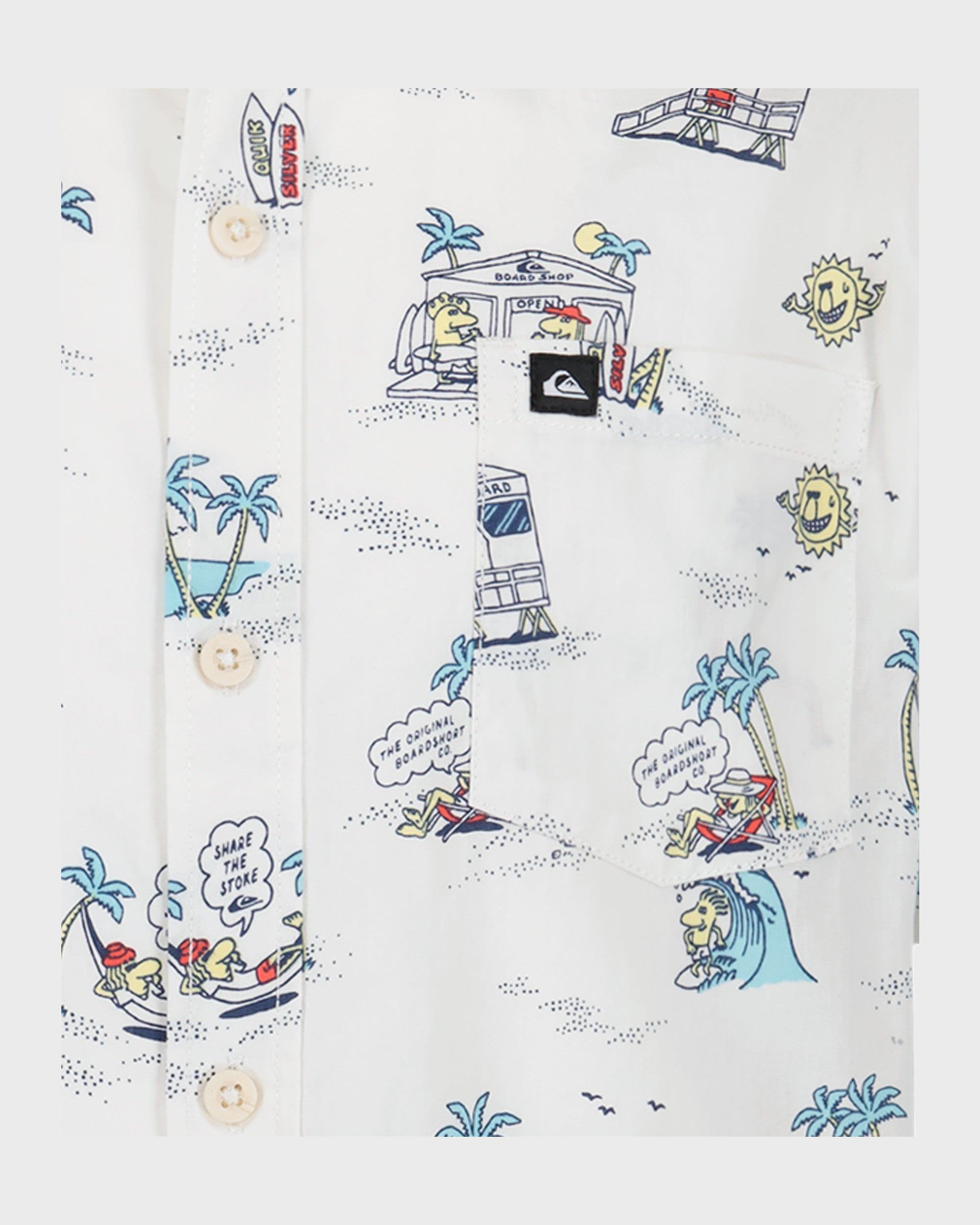 Boys Surf Doodle Classic Short Sleeve