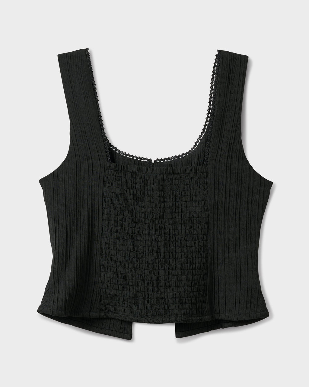 Maci Solid Textured Tank Top