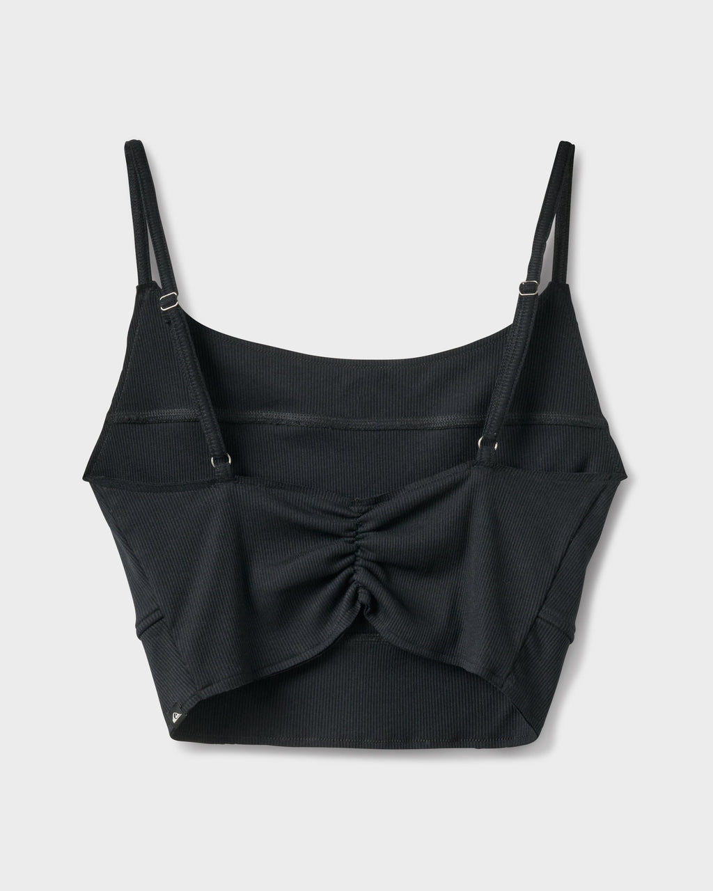 Rhea Solid Cropped Rib Tank