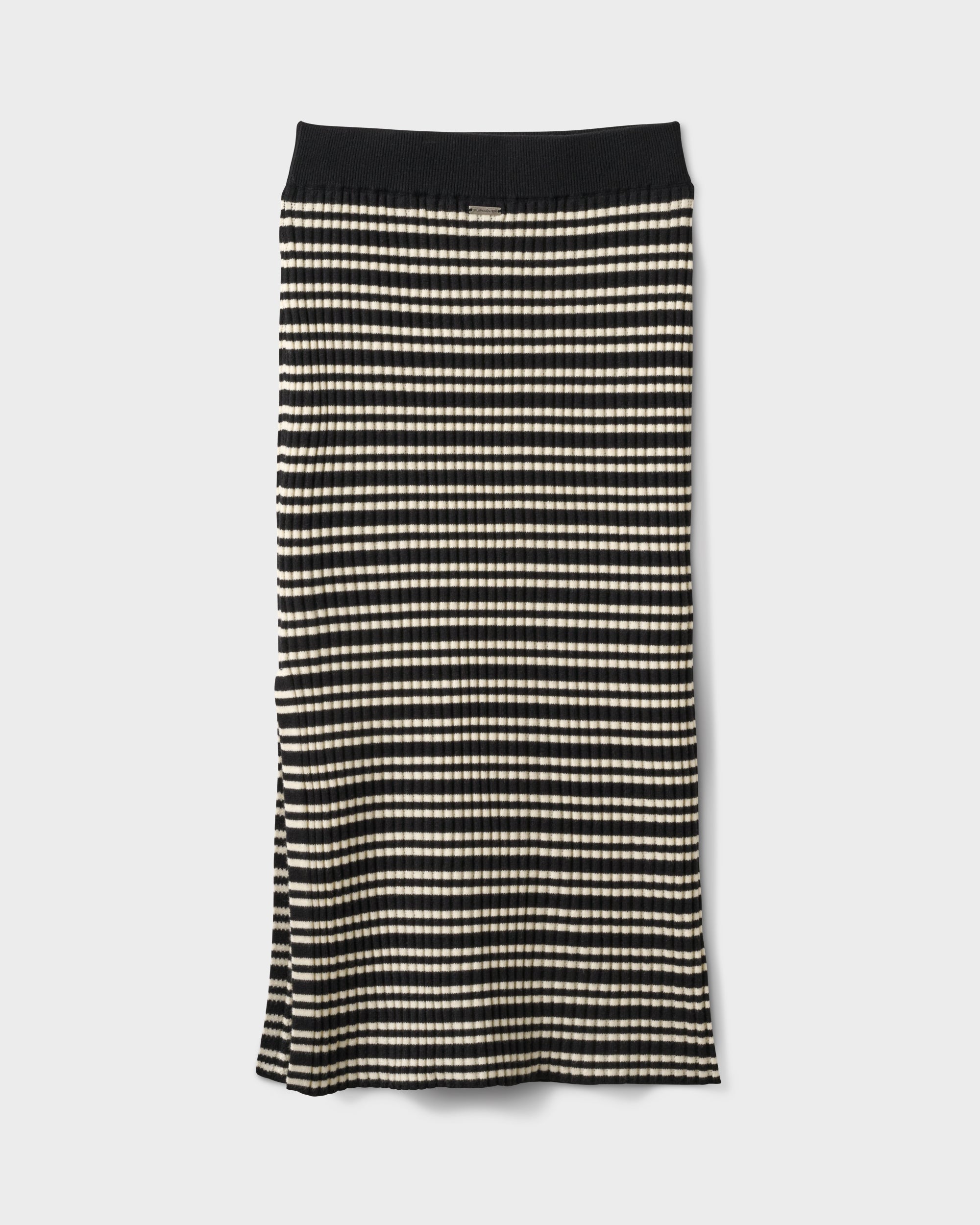 Cora Bay Yarn Dyed Stripe Sweater Midi Skirt