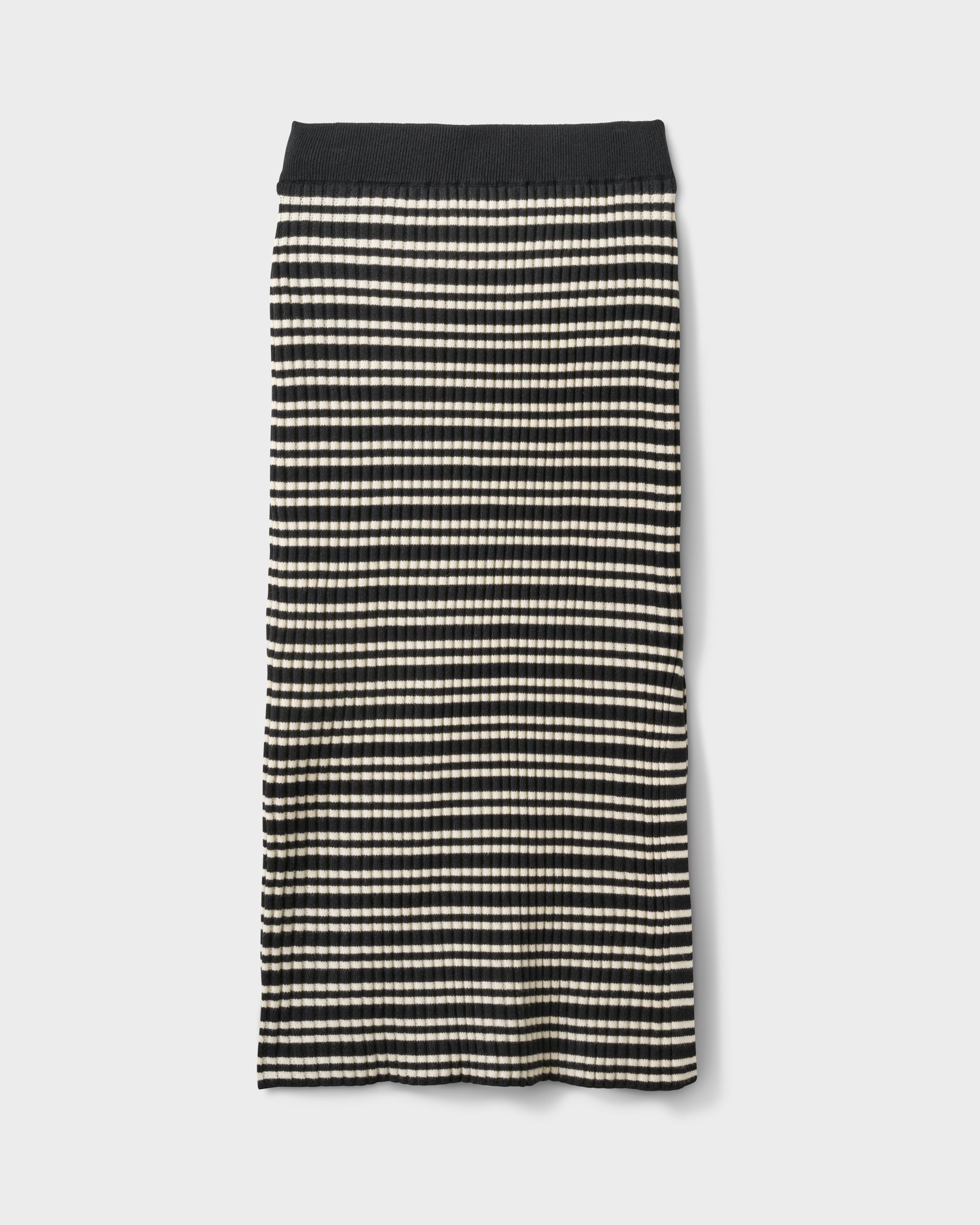 Cora Bay Yarn Dyed Stripe Sweater Midi Skirt