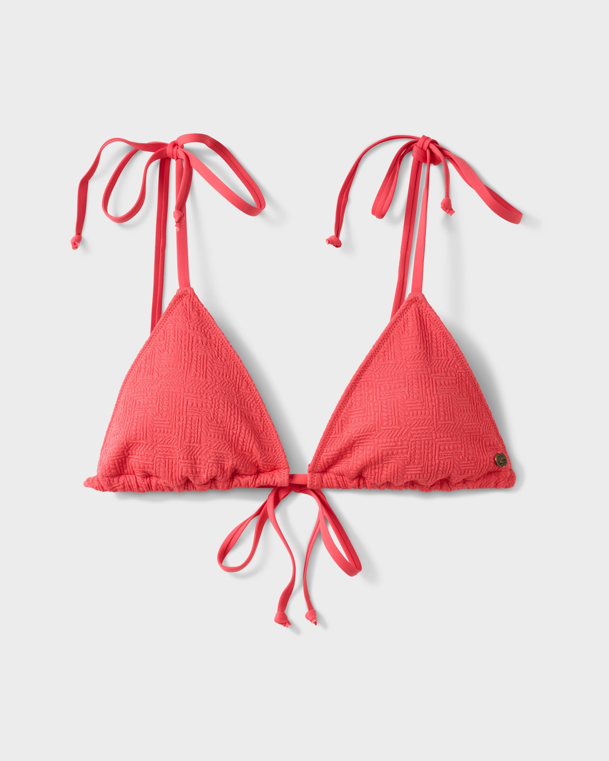 Maya Spotted Tie Triangle Bikini Top