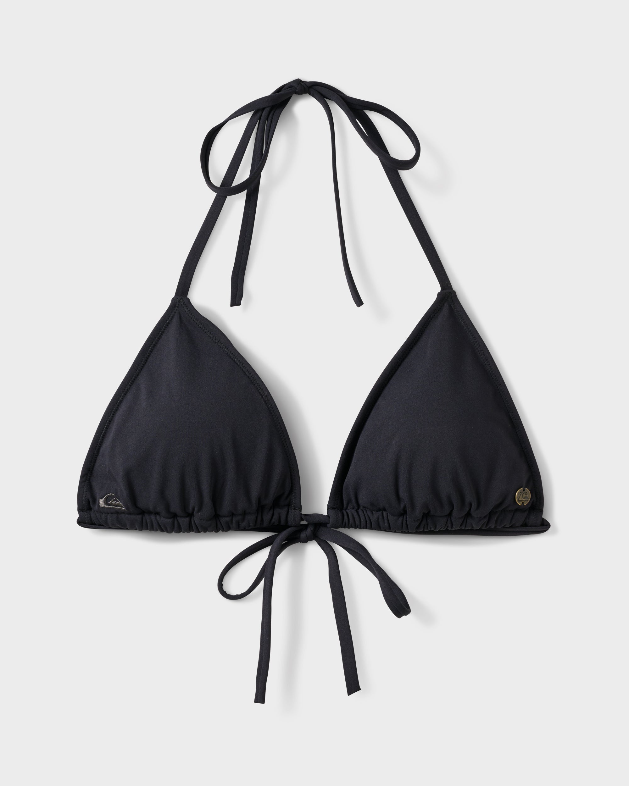 Donna Solid Slide Triangle Bikini Top