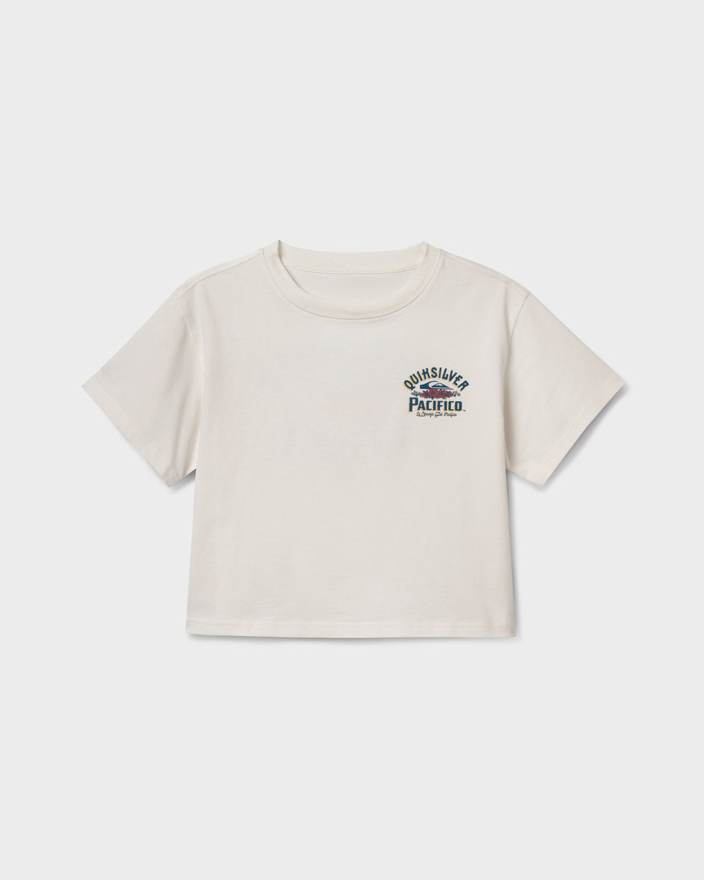 Quiksilver X Pacifico Sign Lock Cropped Boyfriend T-Shirt