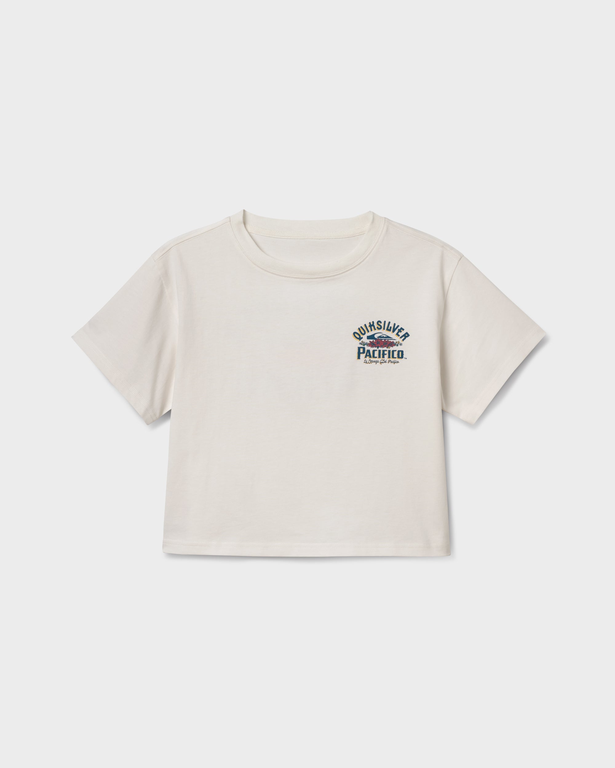 Quiksilver X Pacifico Sign Lock Cropped Boyfriend T-Shirt