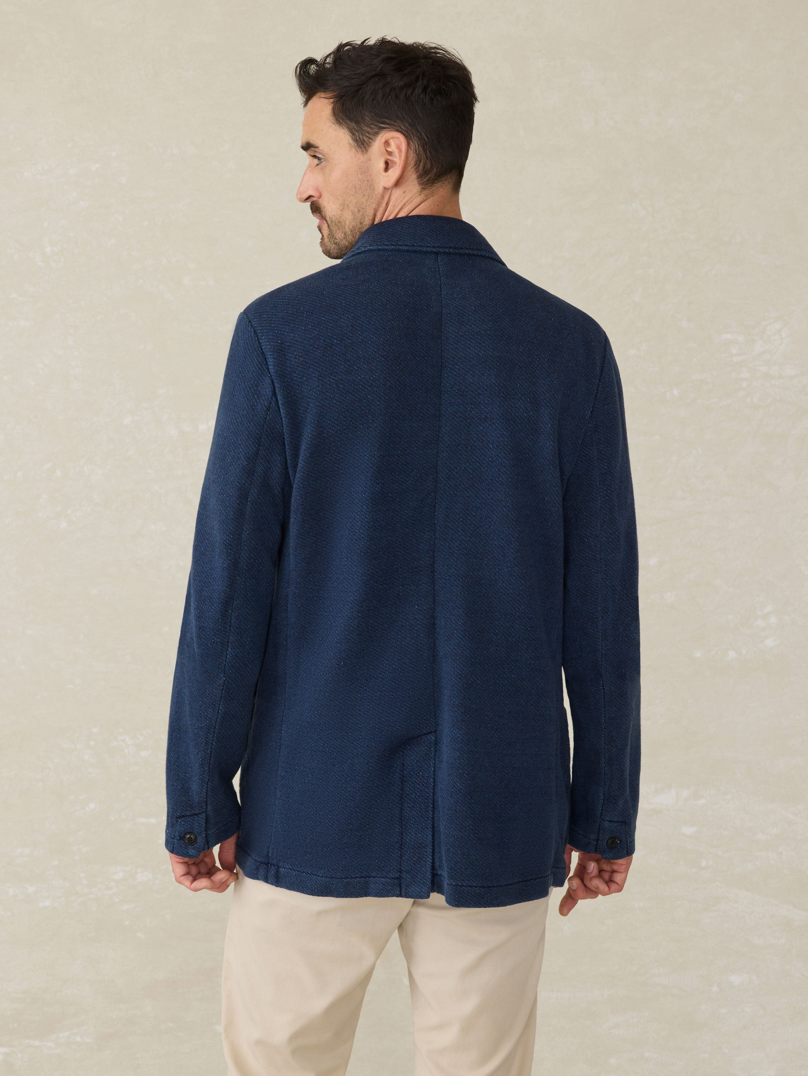 Inlet Knit Blazer (Tall) - Hendricks Indigo Wash