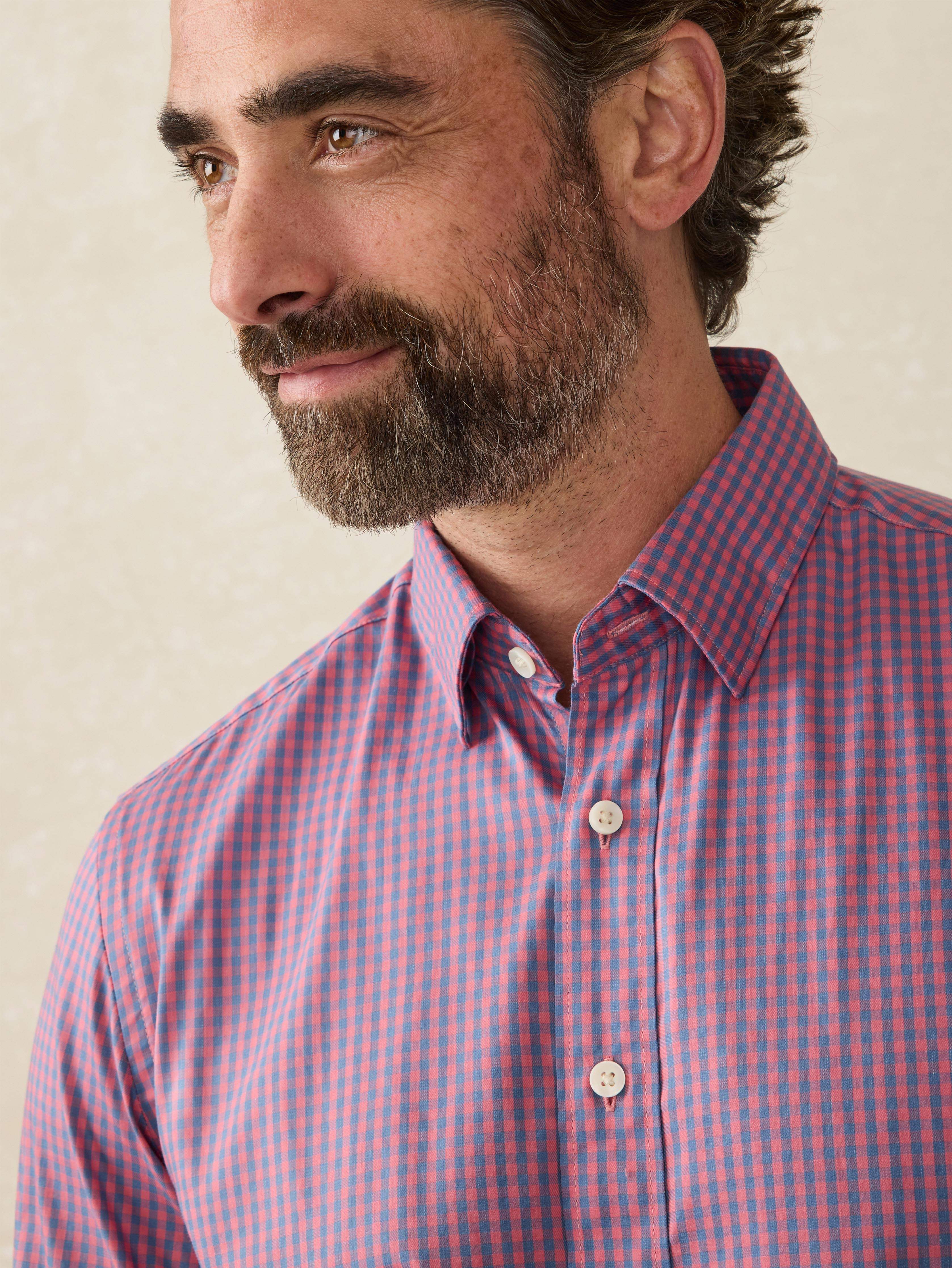 The Movement™ Shirt - Blue Rose Gingham