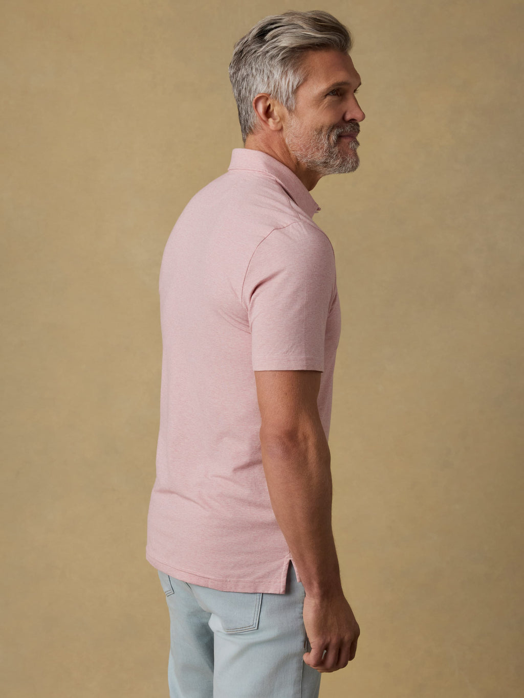 Short-Sleeve Movement™ Polo - Ivory Rose Feeder