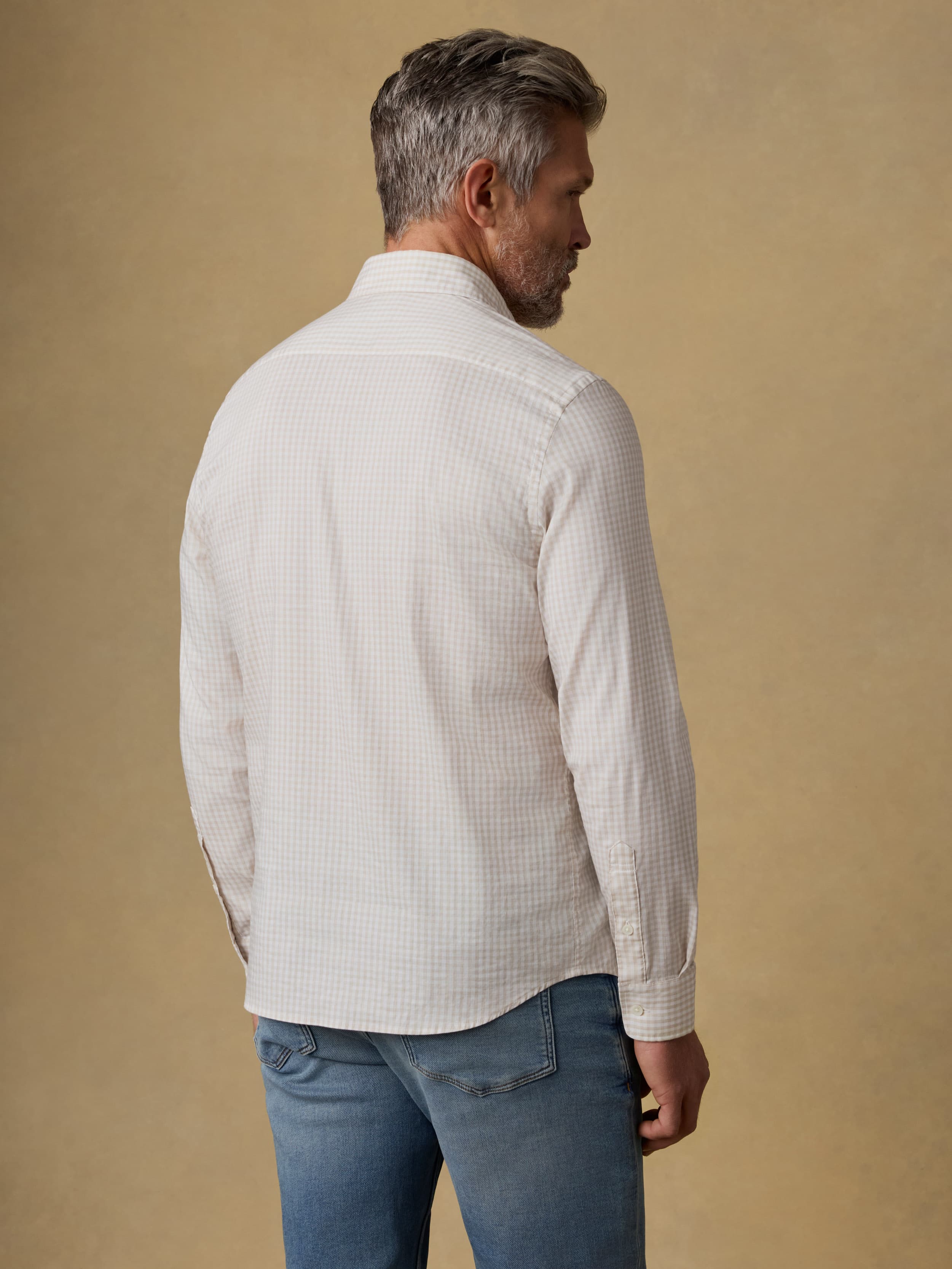 The Movement™ Shirt - Faded Khaki Gingham
