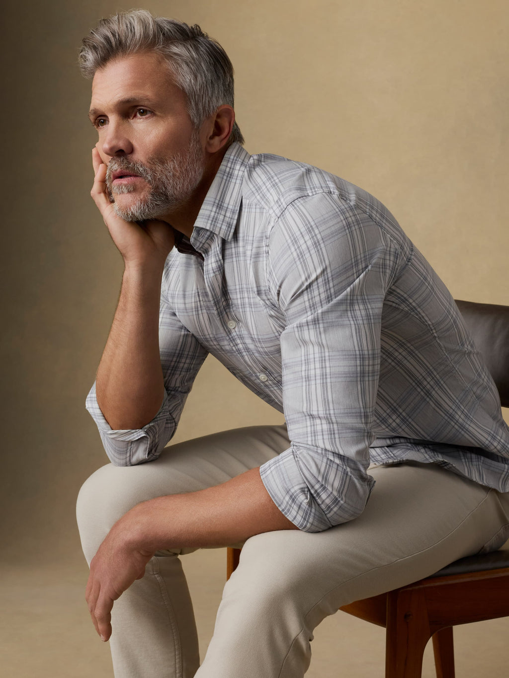 The Movement™ Shirt - Grey Cloud Plaid