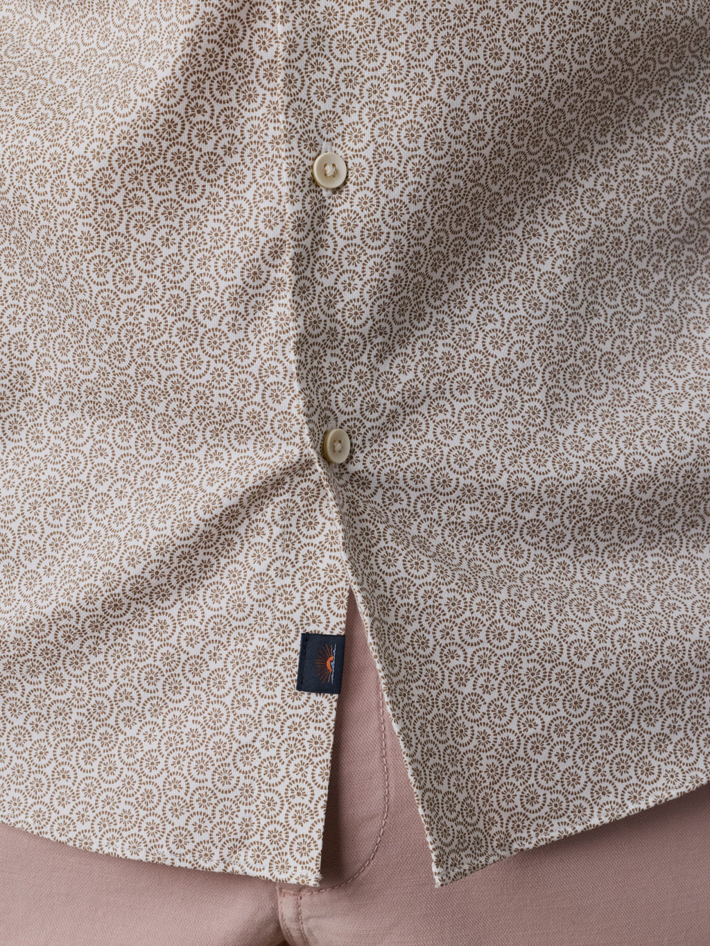 Short-Sleeve Movement™ Monterey Shirt - Wood Sunray Block