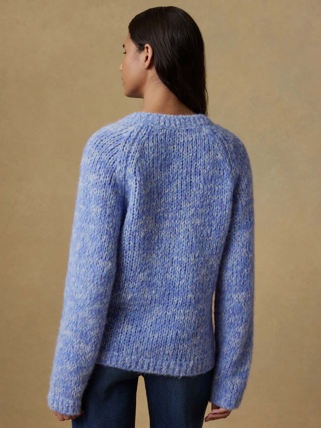 Apres Alpaca V-Neck Pullover - Saltwater Blue