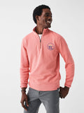 Spring Lake Long- Sleeve Terry Quarter- Zip - Faded Flag