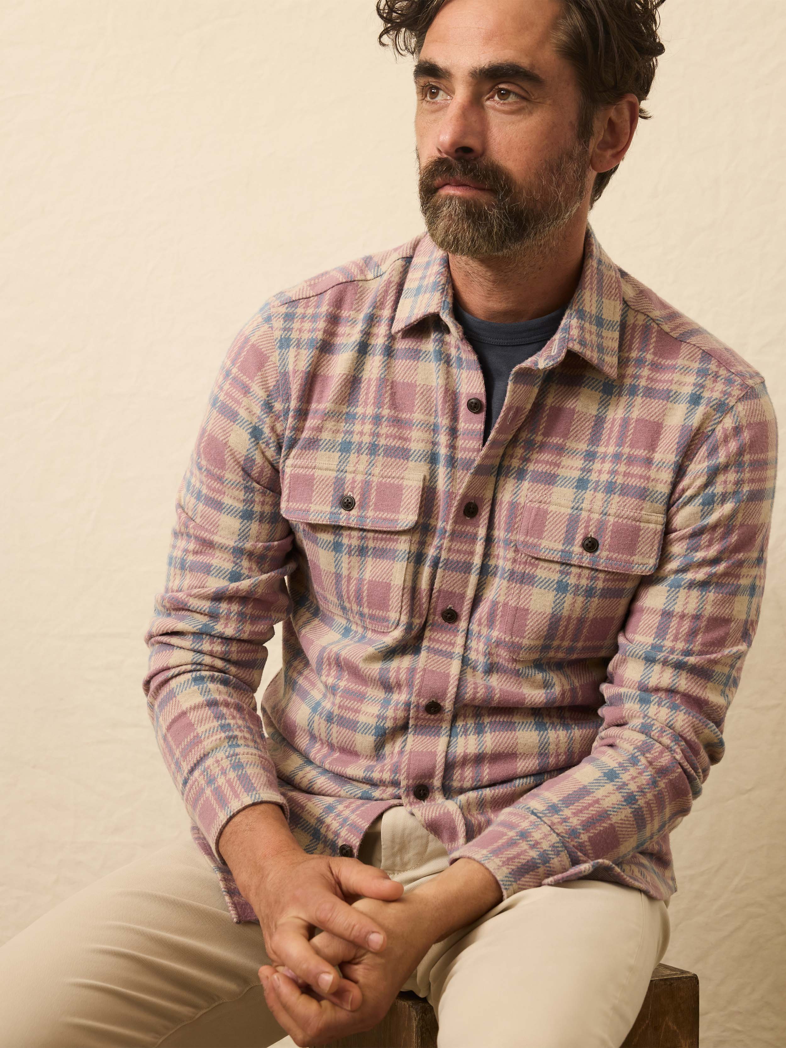 Legend™ Sweater Shirt - Cedar Shore Plaid