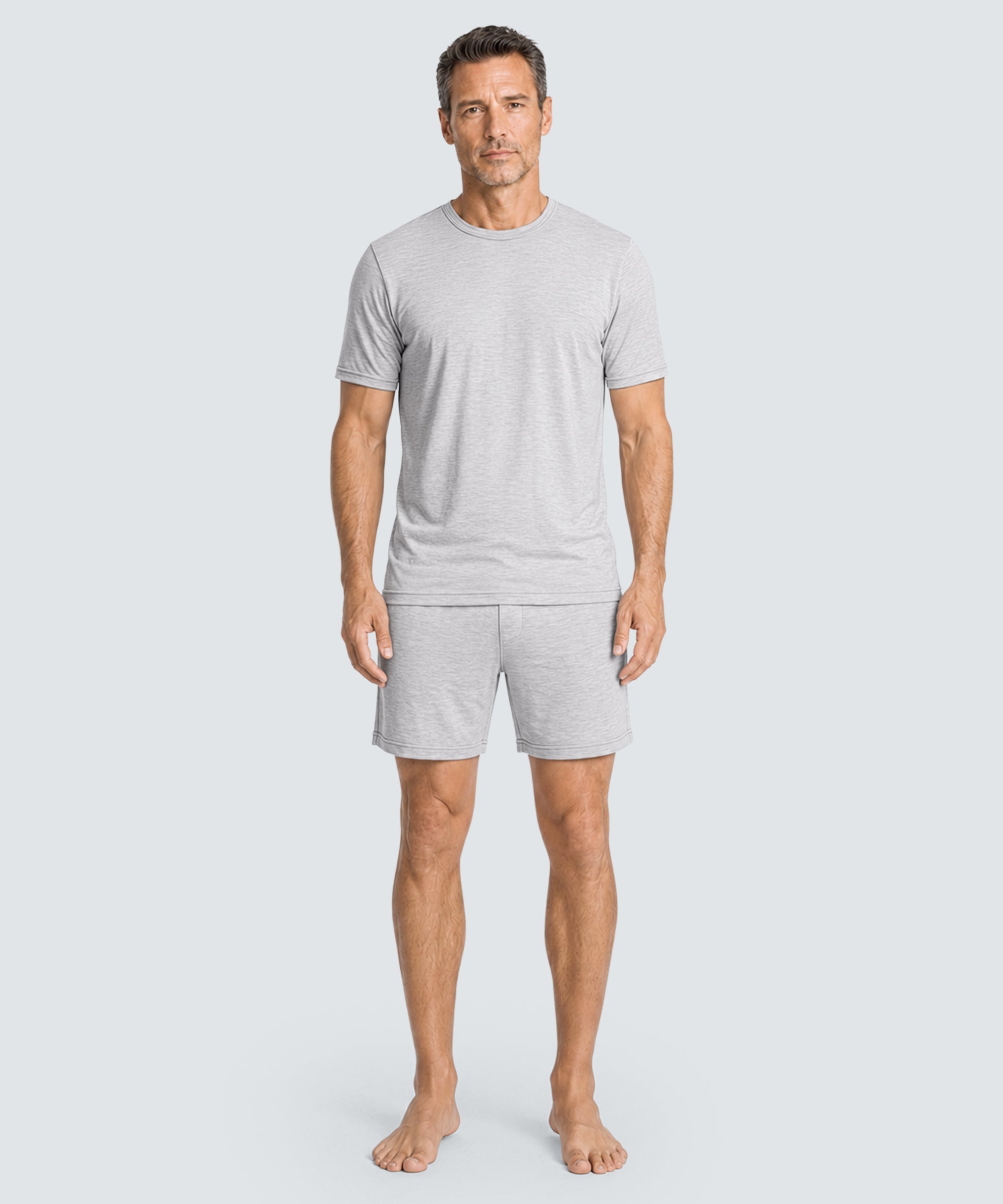 Men's Ultrafine Sleep T-Shirt + Shorts Bundle