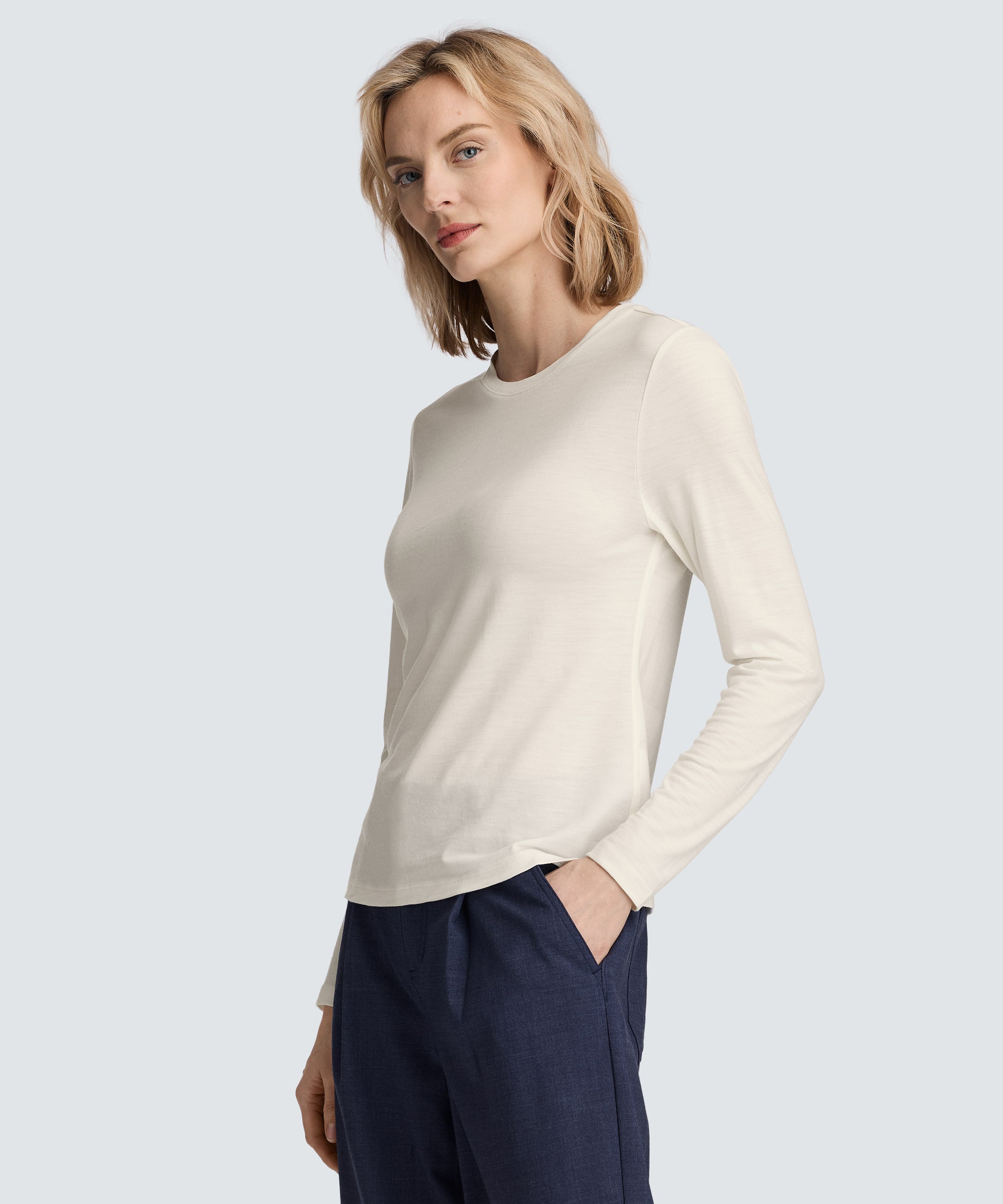 Women's Long Sleeve Merino Crew