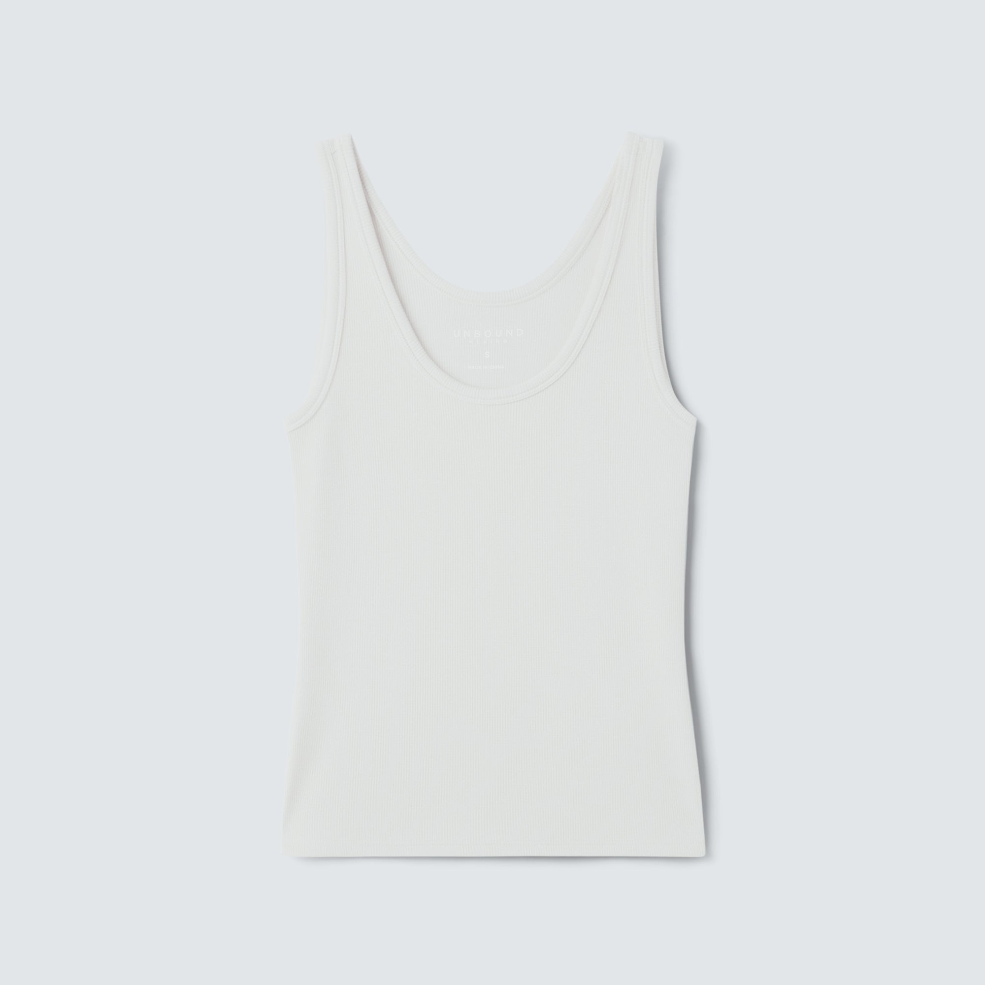Women's Petite Merino Rib Scoop Neck Tank