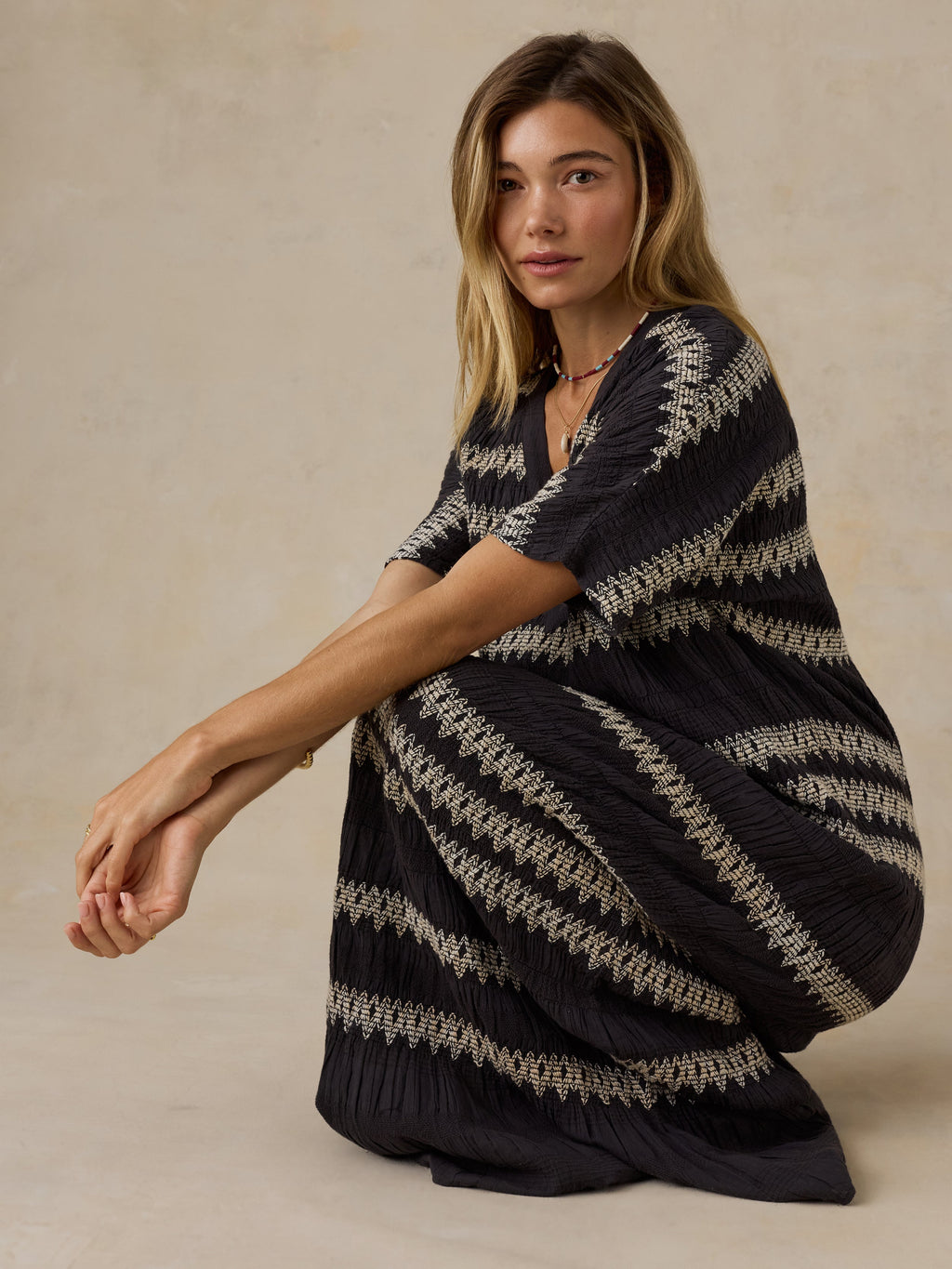 Selene Maxi Dress - Washed Black