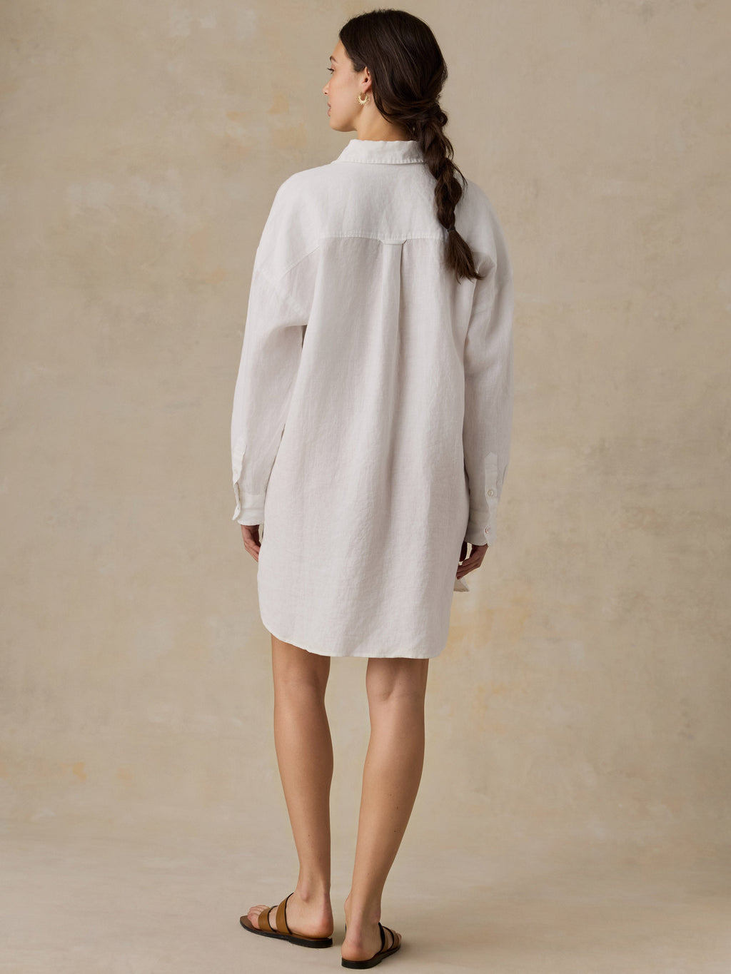 Laguna Linen Kova Shirtdress - White