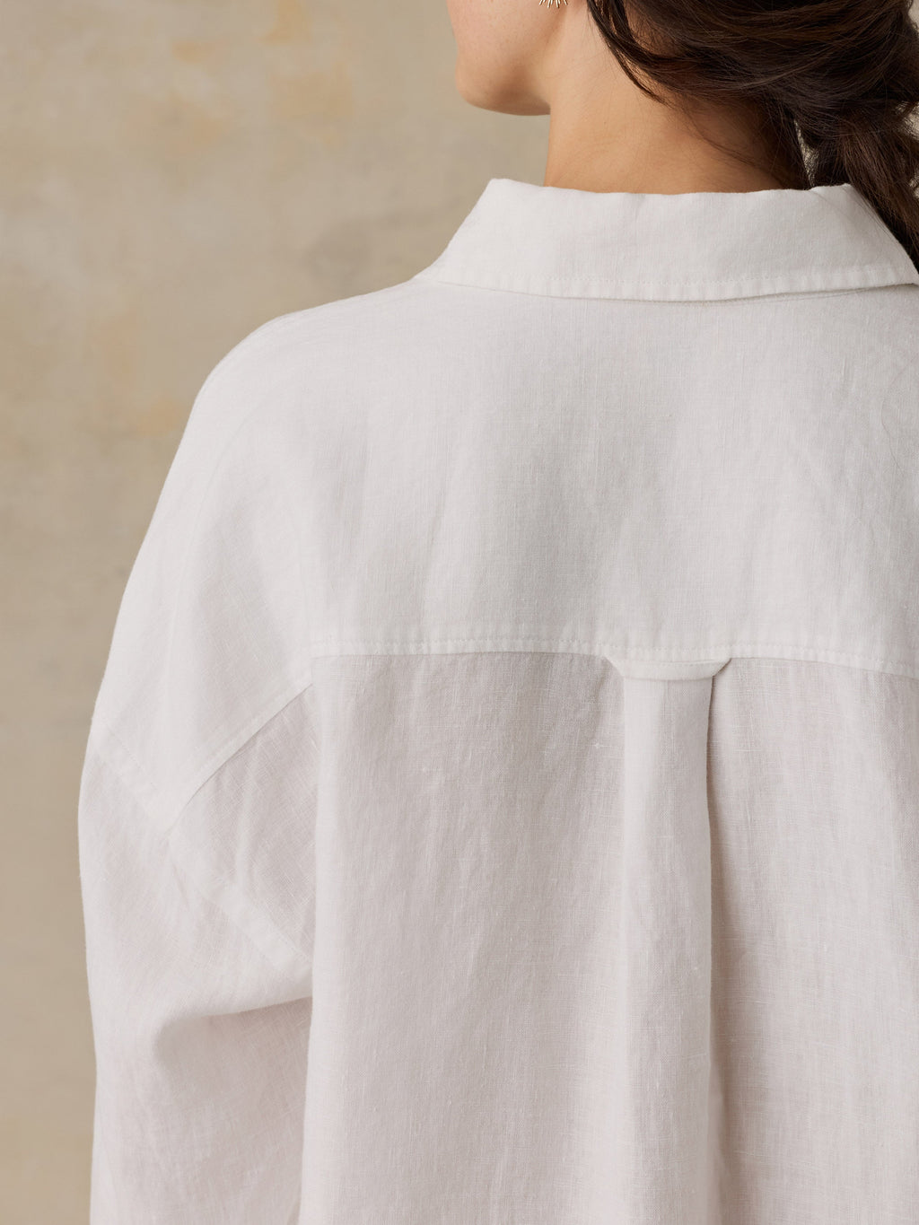 Laguna Linen Kova Shirtdress - White