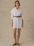 Laguna Linen Kova Shirtdress - White