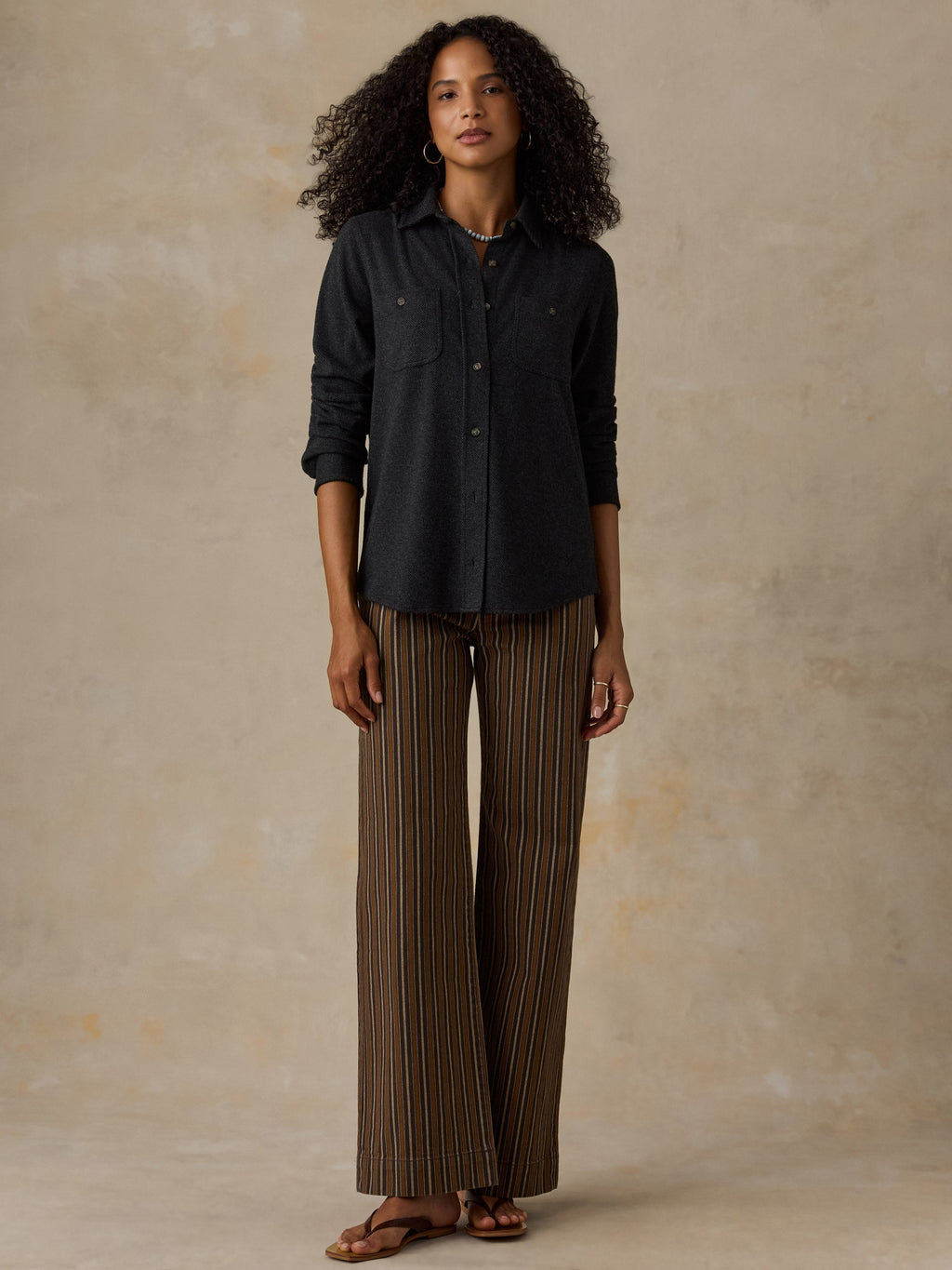 Legend™ Sweater Shirt - Heathered Black Twill