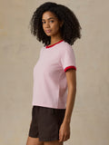 Sunwashed Regenerative Tee - Vintage Rose