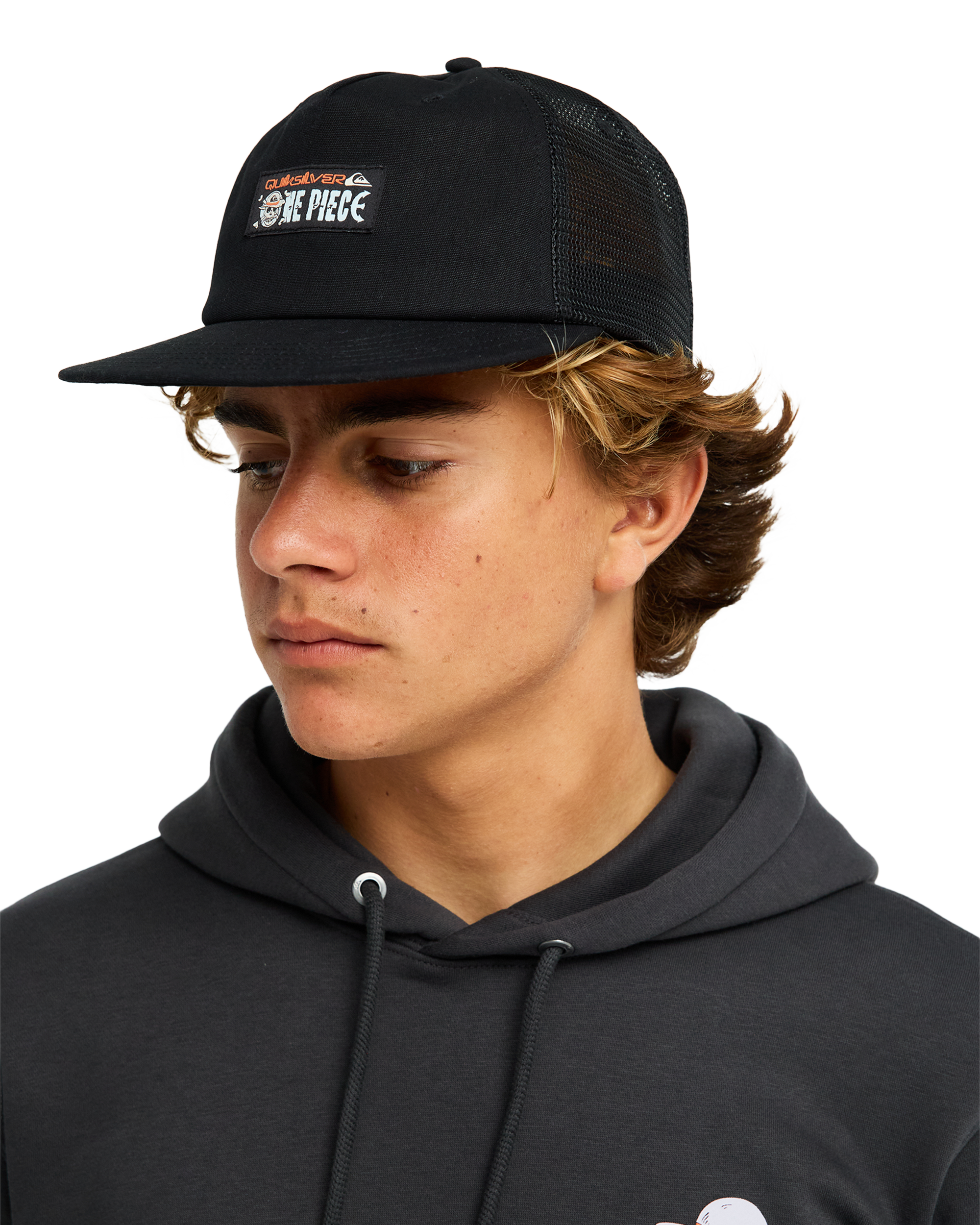 One Piece Drifter Trucker Cap - Black