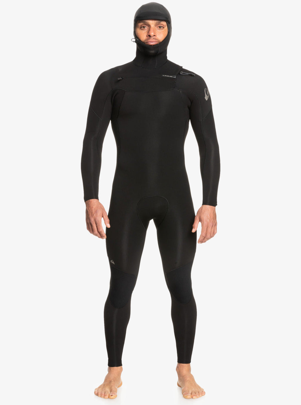 5/4/3mm Everyday Sessions Hooded GBS Chest Zip Wetsuit - Black
