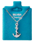 Made In USA Mini Anchor Necklace Gold or Silver
