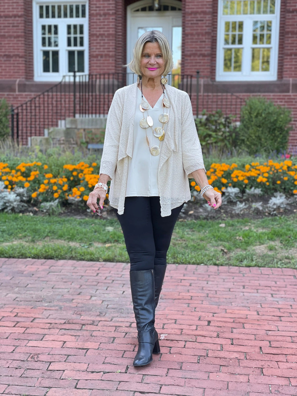 STONE  RUFFLE WRAP