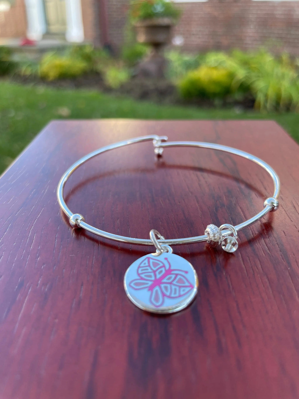 PINK BUTTERFLY BRACELET
