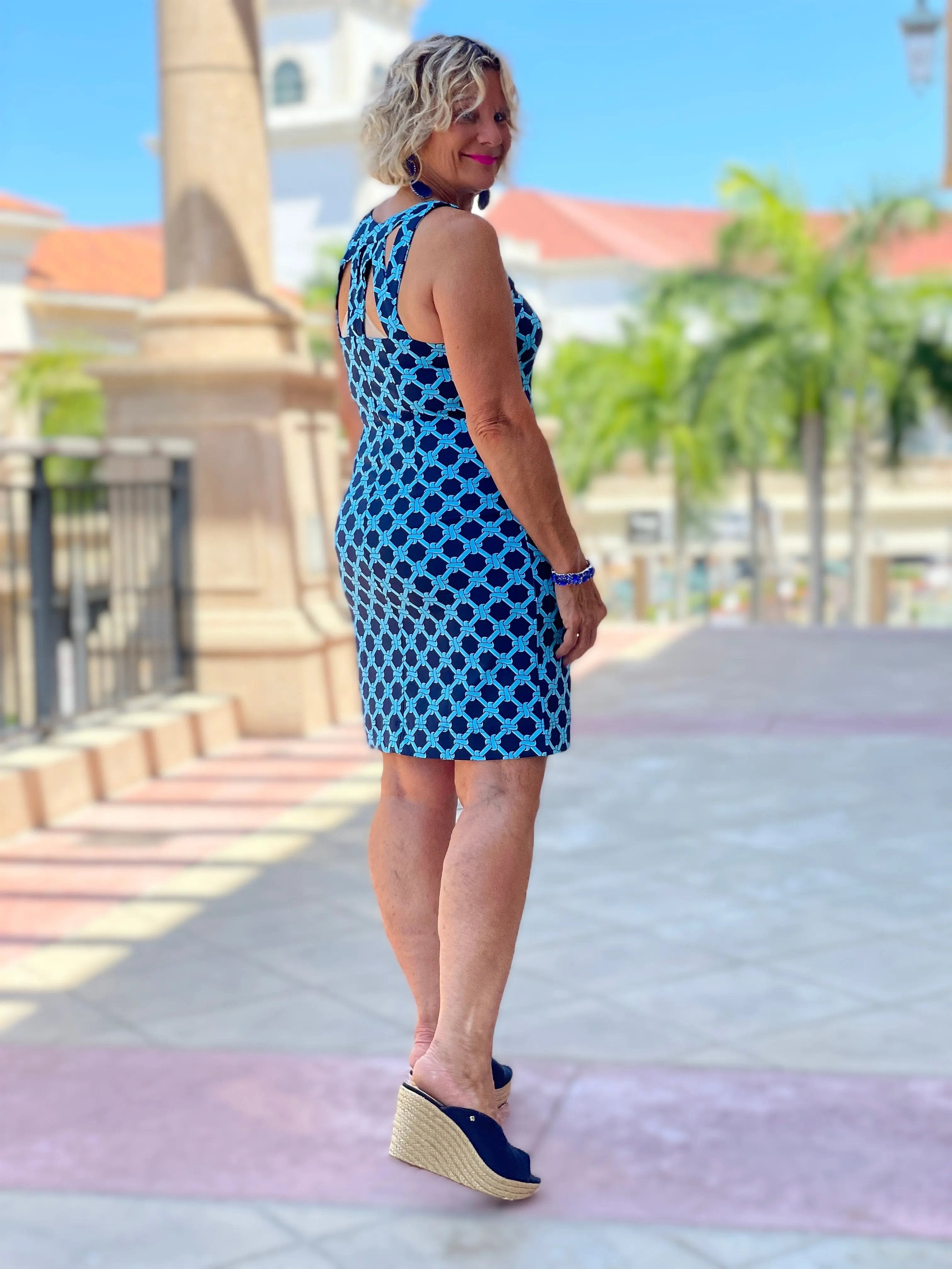 SEASIDE HALTER DRESS