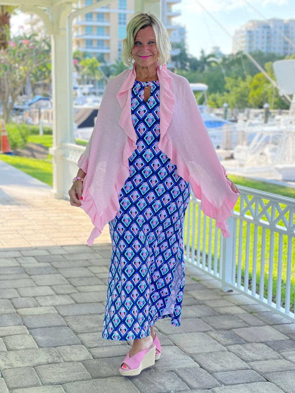 PINEAPPLE VACA KEYHOLE MAXI