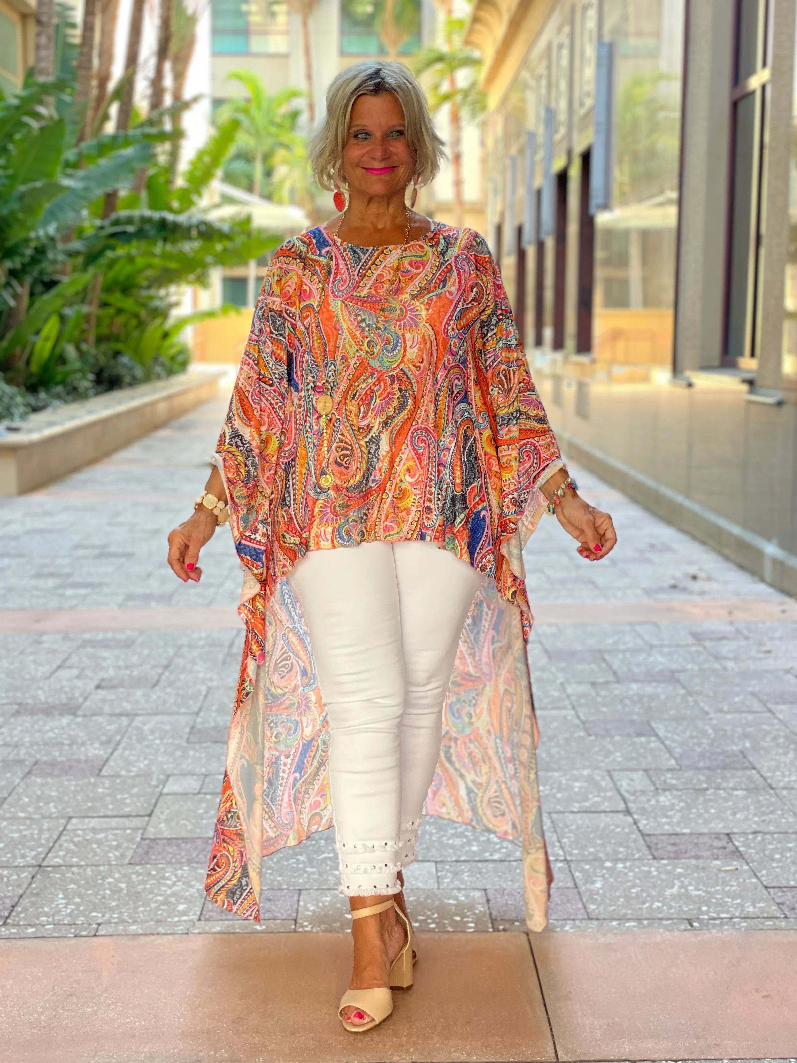 PAISLEY SPALSH TUNIC