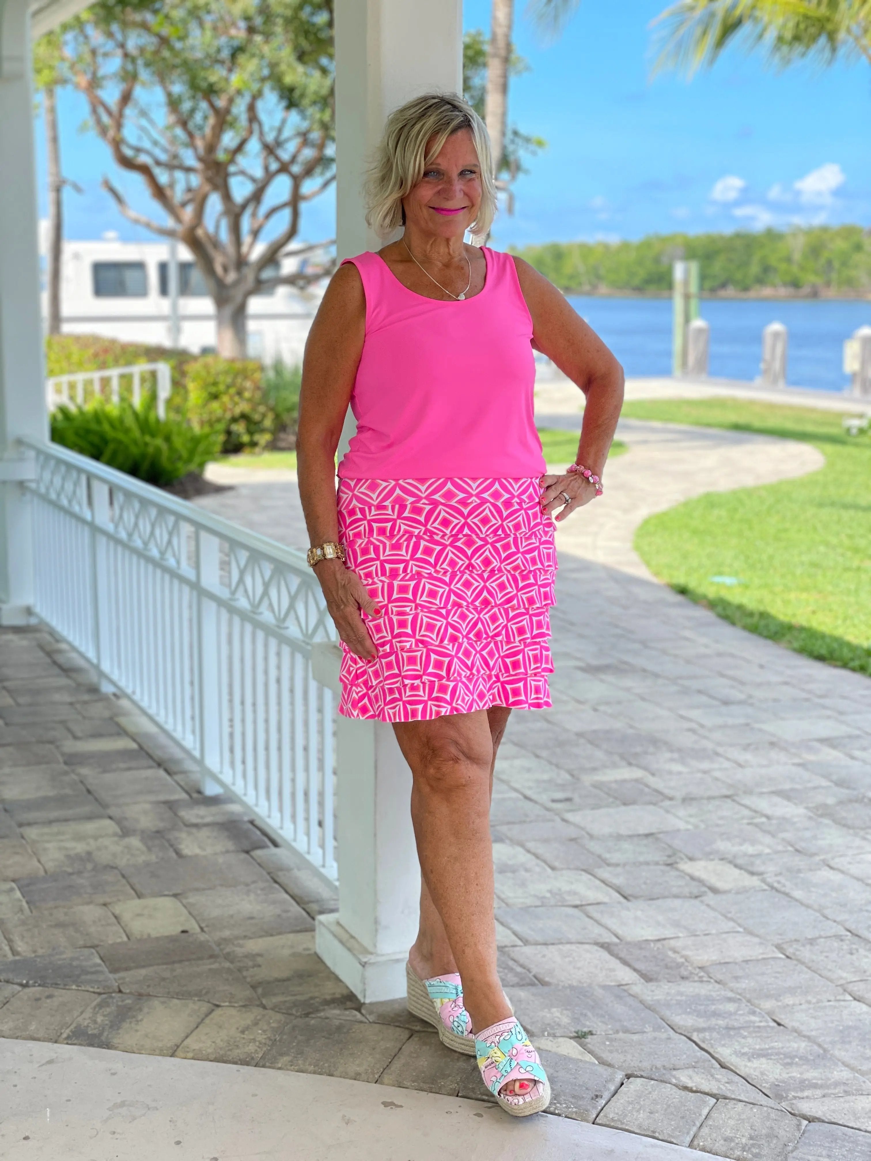 PINK DIAMOND CHA CHA SKORT