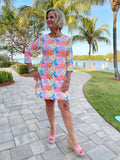 PALM BEACH GARDEN SLEEVE DRESS