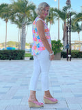 PALM BEACH GARDEN SLEEVELESS TOP