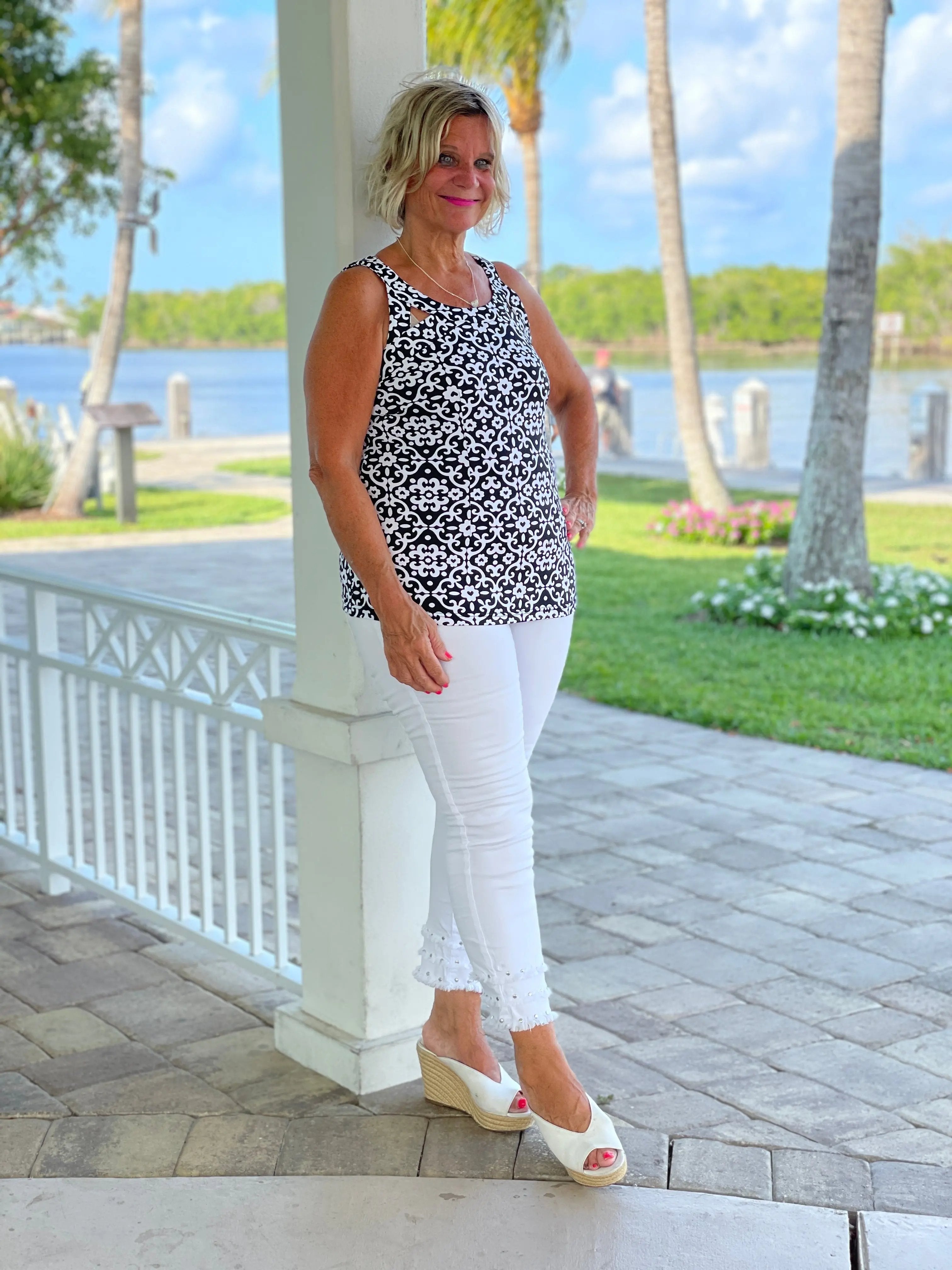 NAPLES DAY HALTER TOP