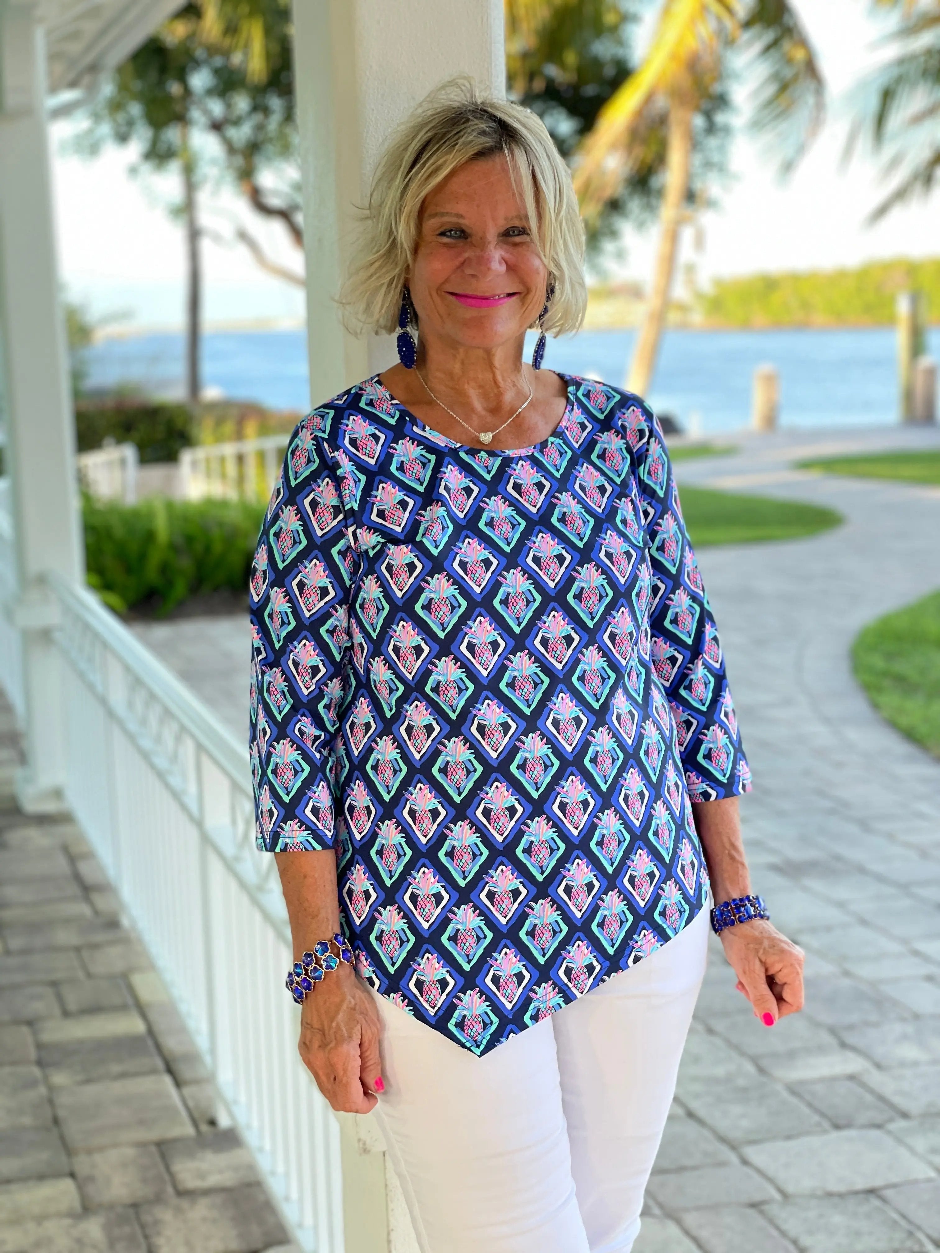PINEAPPLE VACA ASYMMETRIC TOP