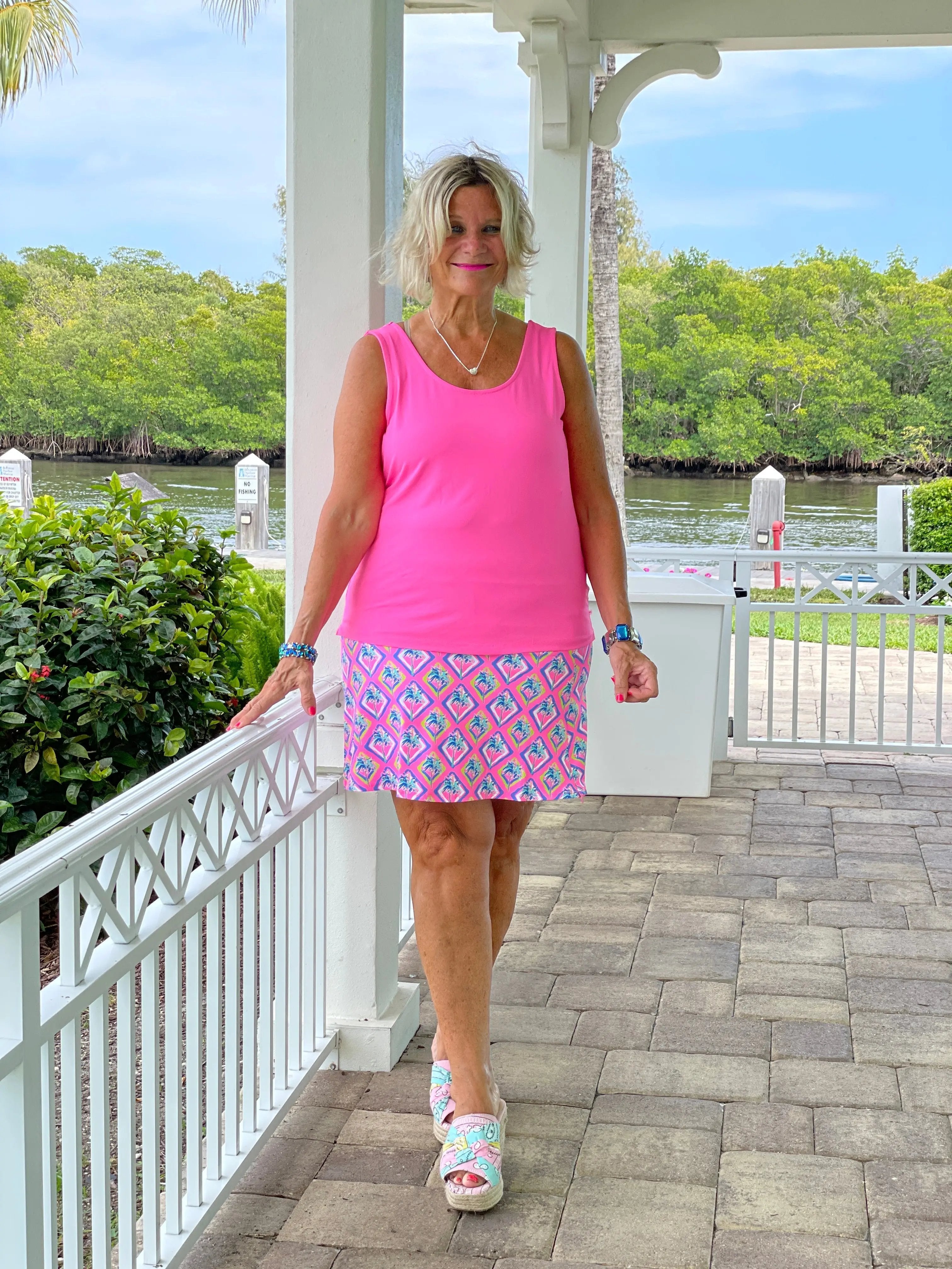 PALM TREE SIESTA SKORT